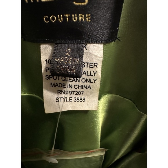 Mary.LCouture Silk Maxi Halter Beaded Dress Sz2 Prom Wedding Formal Opera NWT - Picture 13 of 13